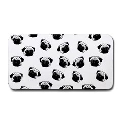 Pug Dog Pattern Medium Bar Mats by Valentinaart