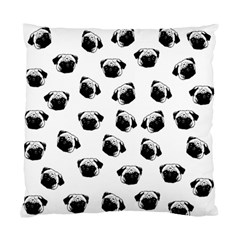 Pug Dog Pattern Standard Cushion Case (one Side) by Valentinaart