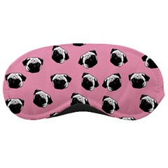 Pug Dog Pattern Sleeping Masks by Valentinaart