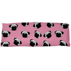 Pug Dog Pattern Body Pillow Case Dakimakura (two Sides) by Valentinaart