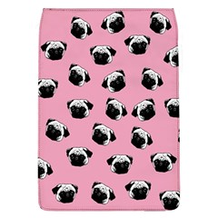 Pug Dog Pattern Flap Covers (l)  by Valentinaart