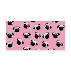 Pug Dog Pattern Yoga Headband by Valentinaart