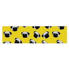 Pug Dog Pattern Satin Scarf (oblong)