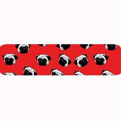 Pug Dog Pattern Large Bar Mats by Valentinaart