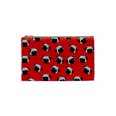 Pug Dog Pattern Cosmetic Bag (small)  by Valentinaart