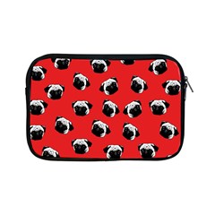 Pug Dog Pattern Apple Ipad Mini Zipper Cases by Valentinaart