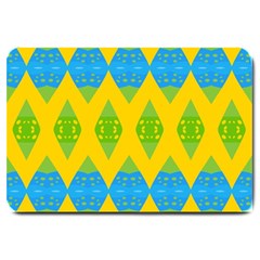 Rhombus Pattern           Large Doormat by LalyLauraFLM