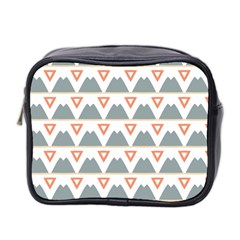 Triangles And Other Shapes           Mini Toiletries Bag (two Sides) by LalyLauraFLM