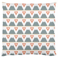 Triangles And Other Shapes     Large Flano Cushion Case (two Sides) by LalyLauraFLM