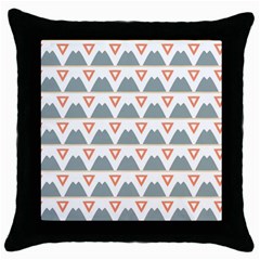 Triangles And Other Shapes           Throw Pillow Case (black) by LalyLauraFLM