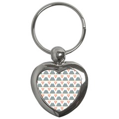 Triangles And Other Shapes           Key Chain (heart) by LalyLauraFLM