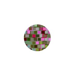 Color Square Tiles Random Effect 1  Mini Buttons by Nexatart