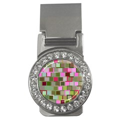 Color Square Tiles Random Effect Money Clips (cz)  by Nexatart