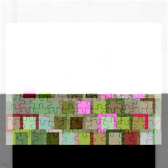 Color Square Tiles Random Effect Rectangular Jigsaw Puzzl by Nexatart