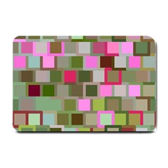 Color Square Tiles Random Effect Small Doormat  by Nexatart