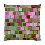 Color Square Tiles Random Effect Standard Cushion Case (One Side) Front