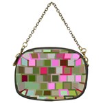 Color Square Tiles Random Effect Chain Purses (Two Sides)  Front