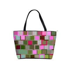 Color Square Tiles Random Effect Shoulder Handbags by Nexatart