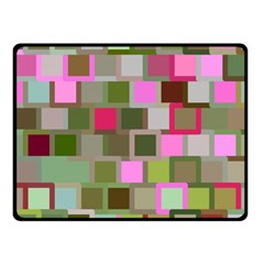 Color Square Tiles Random Effect Fleece Blanket (small) by Nexatart