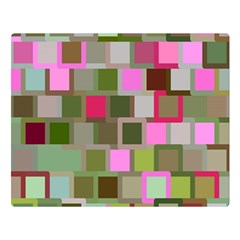 Color Square Tiles Random Effect Double Sided Flano Blanket (large)  by Nexatart