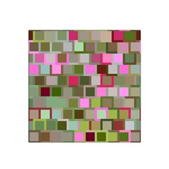 Color Square Tiles Random Effect Satin Bandana Scarf by Nexatart