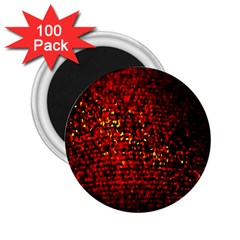 Red Particles Background 2 25  Magnets (100 Pack)  by Nexatart