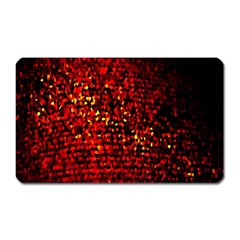 Red Particles Background Magnet (rectangular) by Nexatart