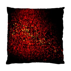 Red Particles Background Standard Cushion Case (one Side) by Nexatart