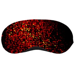 Red Particles Background Sleeping Masks by Nexatart