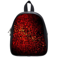 Red Particles Background School Bags (small)  by Nexatart