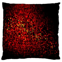 Red Particles Background Large Cushion Case (one Side) by Nexatart