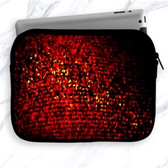 Red Particles Background Apple Ipad 2/3/4 Zipper Cases by Nexatart