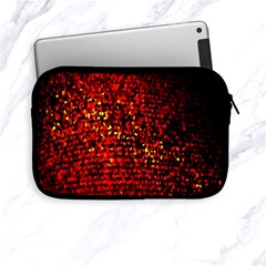 Red Particles Background Apple Ipad Mini Zipper Cases by Nexatart