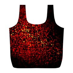 Red Particles Background Full Print Recycle Bags (l)  by Nexatart