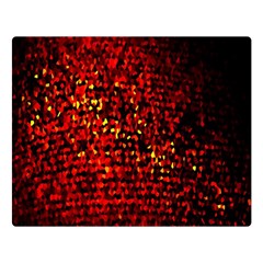 Red Particles Background Double Sided Flano Blanket (large)  by Nexatart