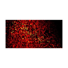 Red Particles Background Yoga Headband by Nexatart