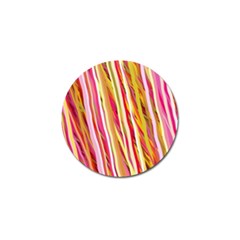 Color Ribbons Background Wallpaper Golf Ball Marker by Nexatart