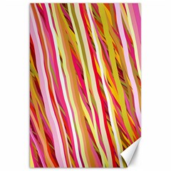 Color Ribbons Background Wallpaper Canvas 20  X 30   by Nexatart