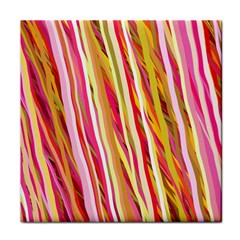 Color Ribbons Background Wallpaper Face Towel by Nexatart