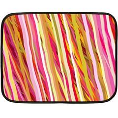 Color Ribbons Background Wallpaper Fleece Blanket (mini) by Nexatart