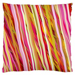 Color Ribbons Background Wallpaper Large Cushion Case (one Side) by Nexatart