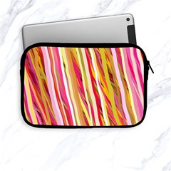 Color Ribbons Background Wallpaper Apple Ipad Mini Zipper Cases by Nexatart