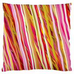 Color Ribbons Background Wallpaper Standard Flano Cushion Case (one Side) by Nexatart