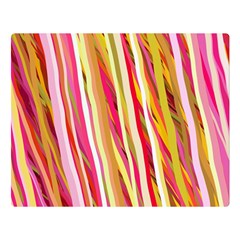 Color Ribbons Background Wallpaper Double Sided Flano Blanket (large)  by Nexatart