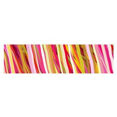 Color Ribbons Background Wallpaper Satin Scarf (oblong) by Nexatart