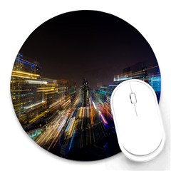 Frozen In Time Round Mousepads by Nexatart