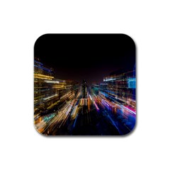 Frozen In Time Rubber Square Coaster (4 Pack)  by Nexatart