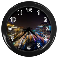 Frozen In Time Wall Clocks (black) by Nexatart