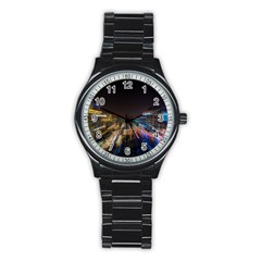 Frozen In Time Stainless Steel Round Watch by Nexatart