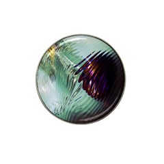 Out Of Time Glass Pearl Flowag Hat Clip Ball Marker (4 Pack) by Nexatart